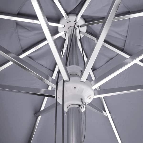5 ft patio table umbrella 5 Feet Patio Square Market Table Umbrella Shelter with 4 Sturdy Ribs-Navy