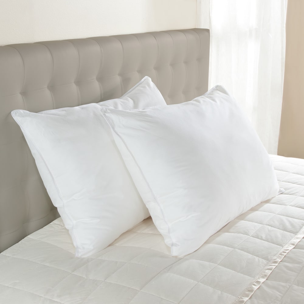 Premium Down Fiber Bed Pillows Set of 2 - White - On Sale - Bed Bath &  Beyond - 33583083