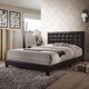 preview thumbnail 1 of 3, Acme Furniture Masate Espresso Leatherette Queen Bed