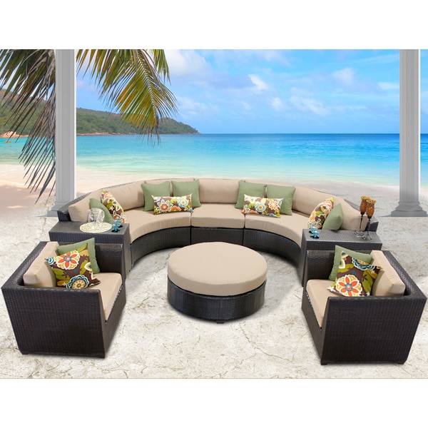 Barbados 8 Piece Outdoor Wicker Patio Furniture Set 08e Free Barbados 8 Piece Outdoor Wicker Patio Furniture Set 08e