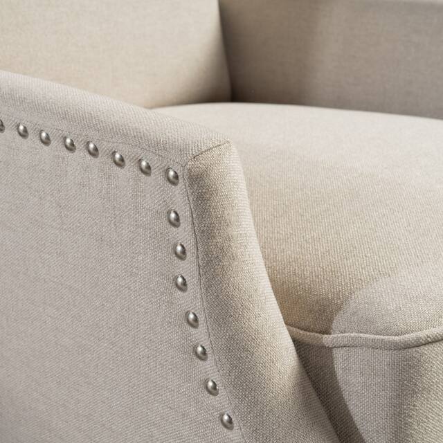 Wescott Wingback Pushback Recliner by Christopher Knight Home