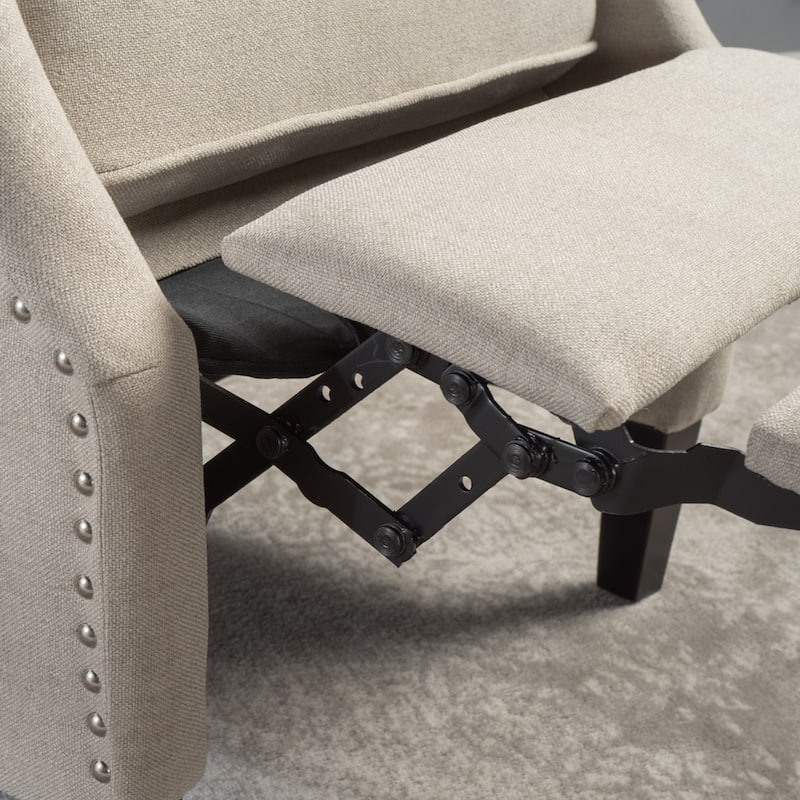 Wescott Wingback Pushback Recliner by Christopher Knight Home