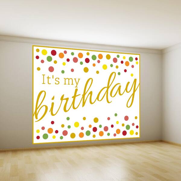 Shop Full Color It S My Birthday Celebration Decal Full Color Wall