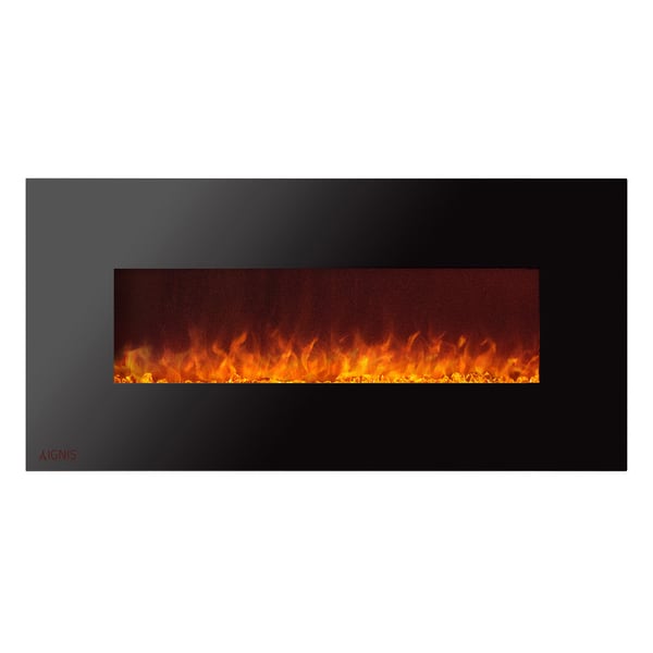 Ignis Royal 50 inch Electric Fireplace with Crystals