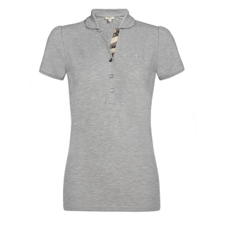 burberry polo shirt womens brown