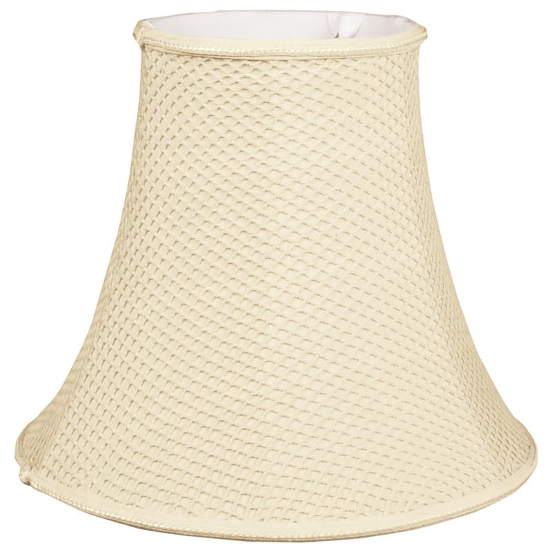 Royal Designs Lace Pattern Bell Designer Lamp Shade, Beige, 4 x 8 x 7.25 - Color