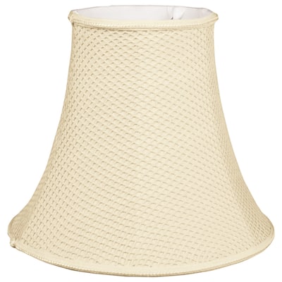 Royal Designs Lace Pattern Bell Designer Lamp Shade, Beige, 4 x 8 x 7.25