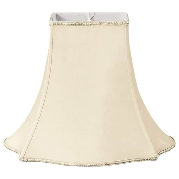 Royal Designs Fancy Beige 5.5-inch x 12-inch x 10-inch Square Lampshade ...