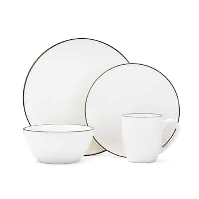 Gourmet Basics by Mikasa Juliana Cream 16DW Set, Service for 4