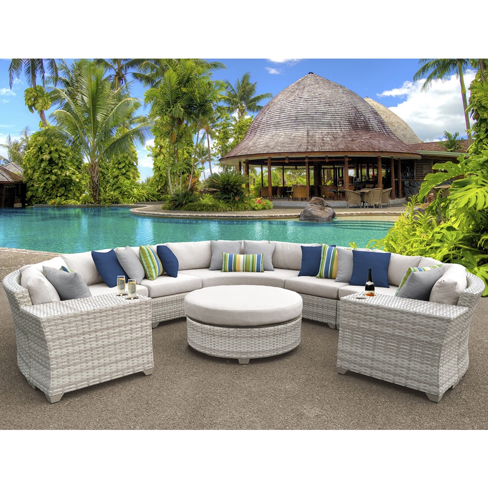 Tk classics fairmont 14 piece best sale outdoor wicker patio furniture set