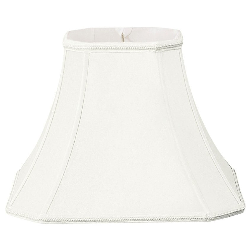 Royal Designs Square Cut Corner Designer Lamp Shade, White, 5 x 10 x 8. ...