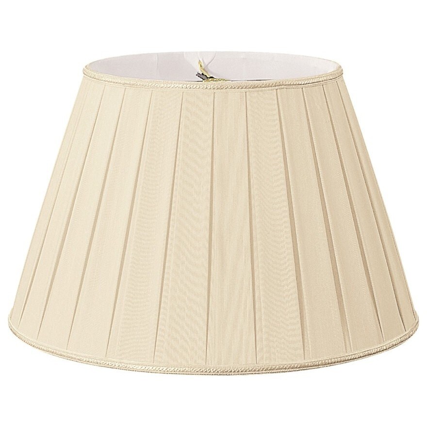 Royal Designs Scalloped Bell Designer Lamp Shade 4.5 x 9 x 7.75 Beige