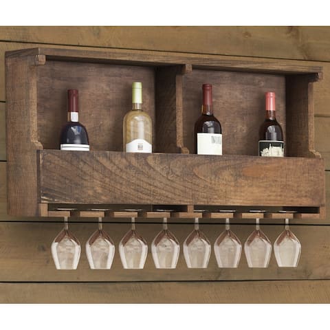 Carbon Loft Lawrence Reclaimed Wood Wine Rack