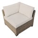 preview thumbnail 5 of 10, Monterey 5 Piece Outdoor Wicker Patio Furniture Set 05b