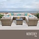 preview thumbnail 2 of 11, Monterey 9 Piece Outdoor Wicker Patio Furniture Set
