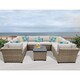 preview thumbnail 1 of 11, Monterey 9 Piece Outdoor Wicker Patio Furniture Set