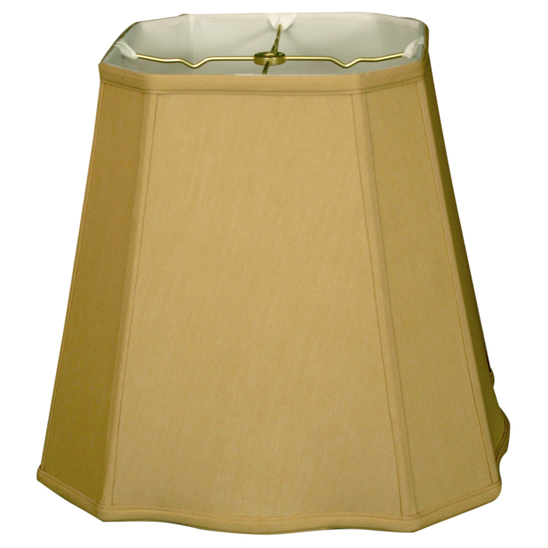 Royal Designs Fancy Square Cut Corner Basic Lamp Shade, White, x 16 通販 