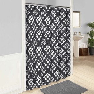 Sweet Jojo Designs Purple and Black Kaylee Shower Curtain  Free Shipping On Orders Over $45 