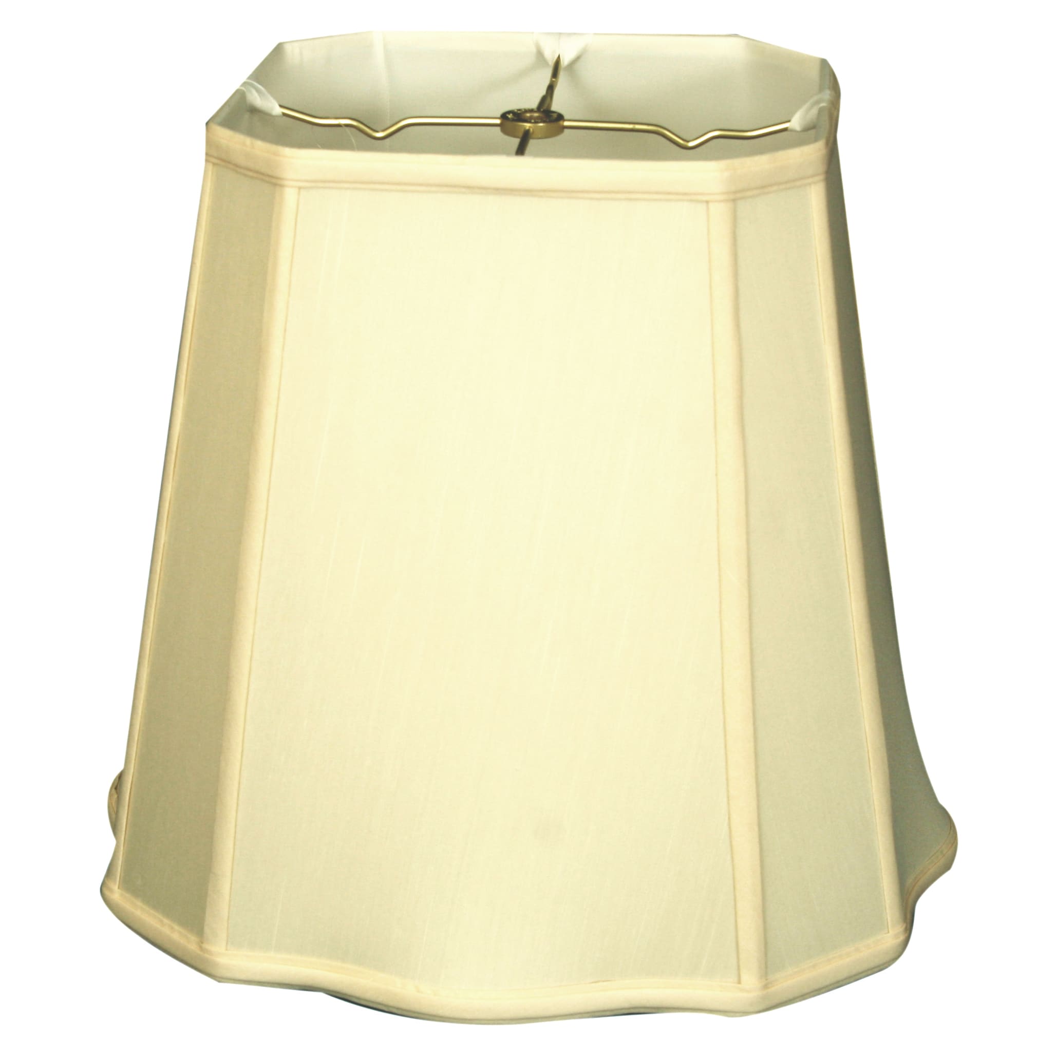 Royal Designs Fancy Square Cut Corner Basic Lamp Shade, White, x 16 通販 