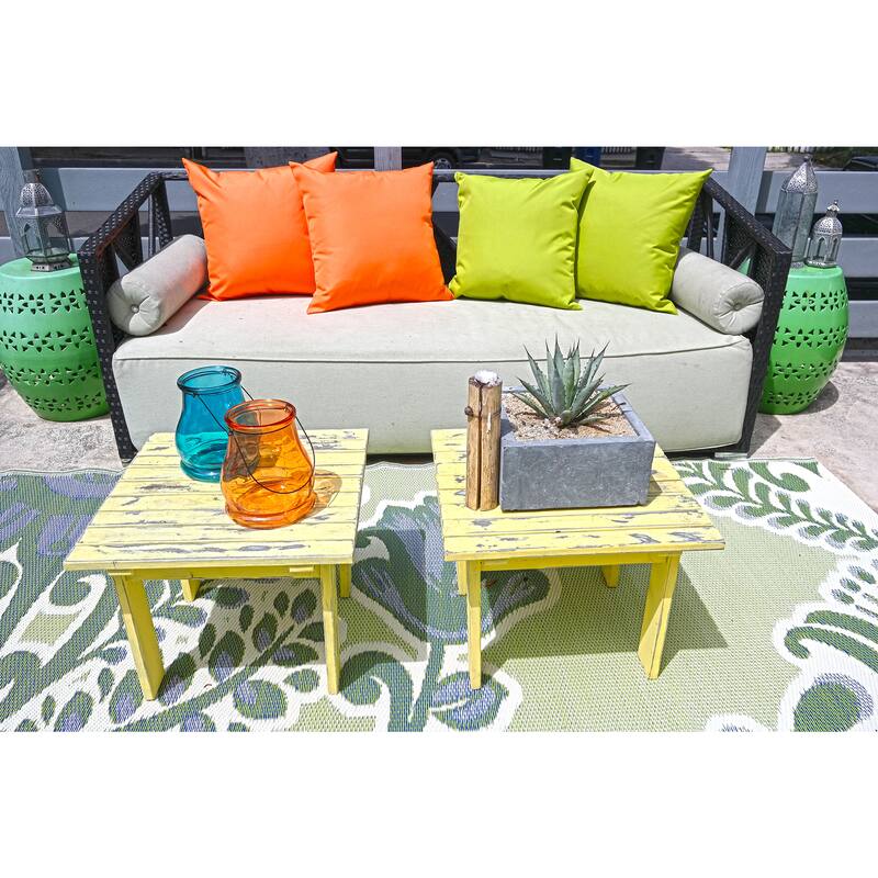 Blue Outdoor Throw Pillow from Home Accent Pillows
