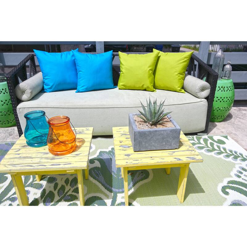 Blue Outdoor Throw Pillow from Home Accent Pillows