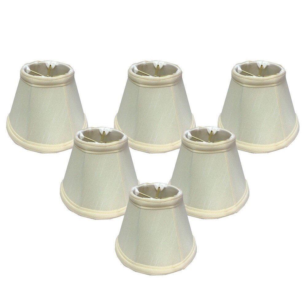 Shop Royal Designs Grey Beaded Bell Chandelier Lamp Shade, 3 Shop Royal Designs Grey Beaded Bell Chandelier Lamp Shade, 3