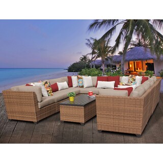 Laguna 11 Piece Outdoor Wicker Patio Furniture Set 11a