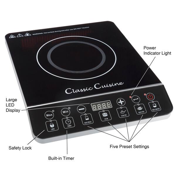 Shop Multi Function 1800w Portable Induction Cooker Cooktop Burner