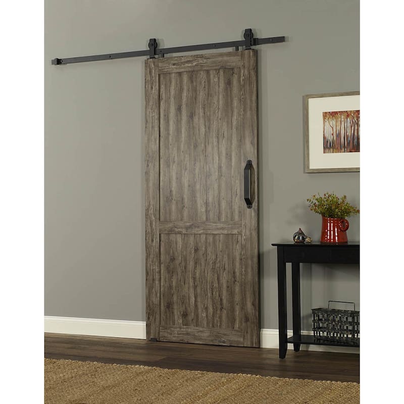 Millbrooke Barn PVC and Metal 42-inch H-Style Sliding Door - Grey