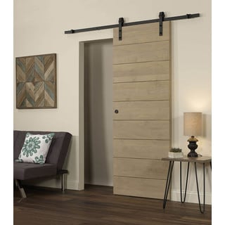 Horizontal Unfinished Pine Wood Barn Door - Bed Bath & Beyond - 15276489