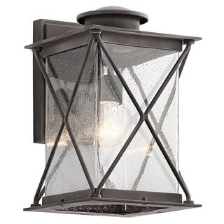 Kichler Lighting Argyle Collection 1-light Weathered Zinc Outdoor Wall Lantern