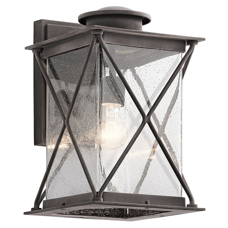 Kichler Lighting Argyle Collection 1-light Weathered Zinc Outdoor Wall Lantern