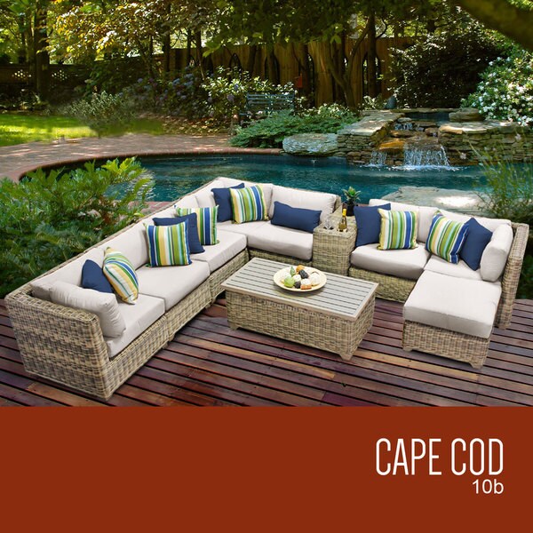 Cape Cod 10 Piece Outdoor Wicker Patio Furniture Set 10b Free Cape Cod 10 Piece Outdoor Wicker Patio Furniture Set 10b Free Shipping Today Com 21748636