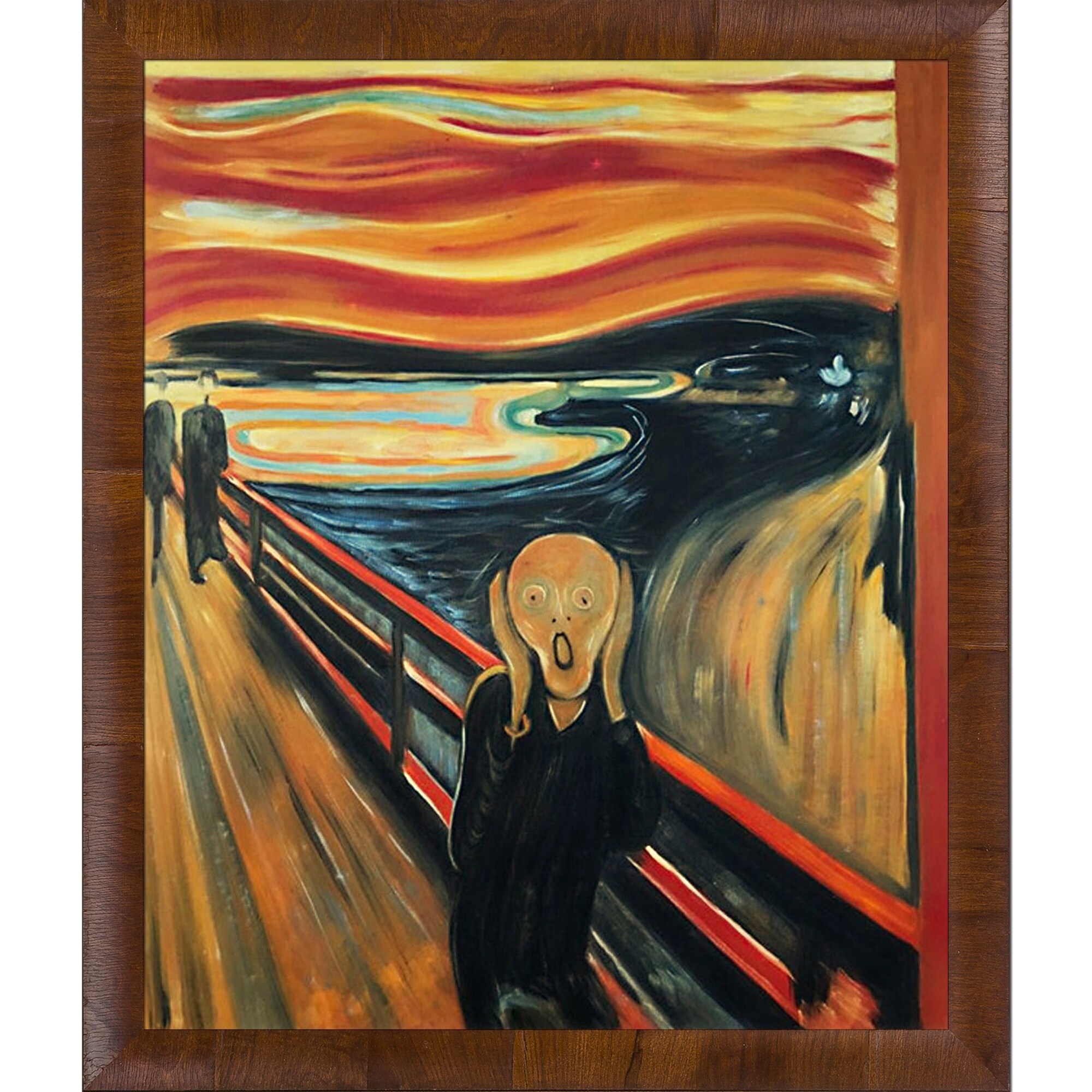 Edvard Munch The Scream Hand Painted Framed Oil Reproduction On 