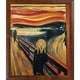 La Pastiche Edvard Munch 'the Scream' Hand Painted Framed Oil 