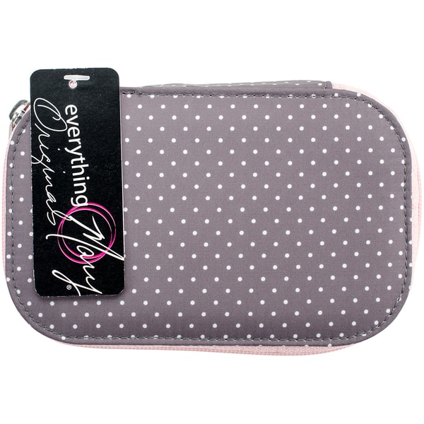 Everything Mary Zip Around Sewing Kit Pink/Grey Overstock 15282442