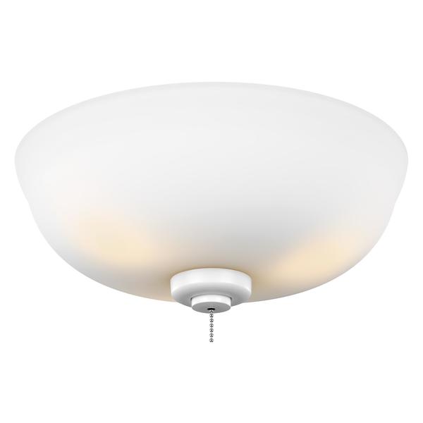 Shop Monte Carlo 3 Light Rubberized White Ceiling Fan Light Kit