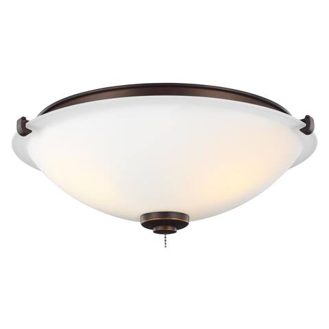 Monte Carlo 3-light Roman Bronze Ceiling Fan Light Kit