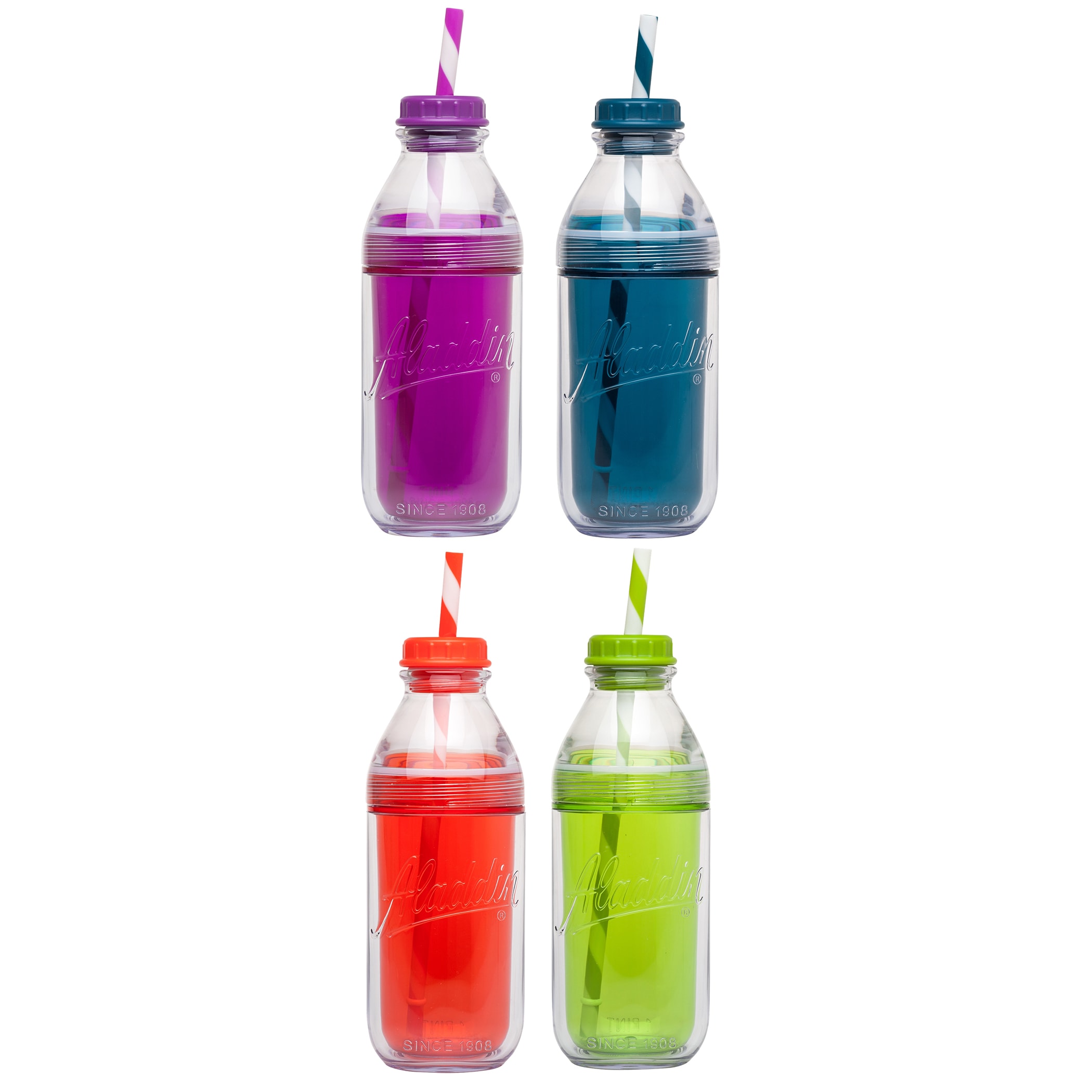 Aladdin 10-01858-001 16 Oz. Single Insulated Milk Bottle Tumbler in  Assorted Colors
