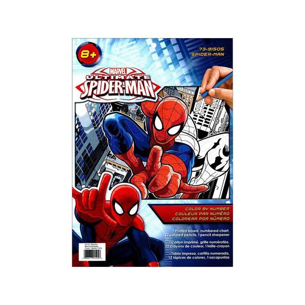 Download Shop Dimensions Color By Number 9x12 Spiderman - Free Shipping On Orders Over $45 - Overstock ...