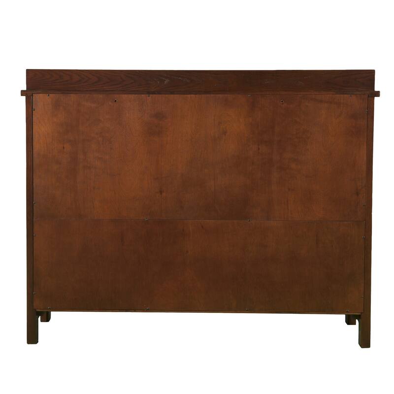 SEI Furniture Waverly Mission Faux Slate Buffet Sideboard Display Accent Cabinet