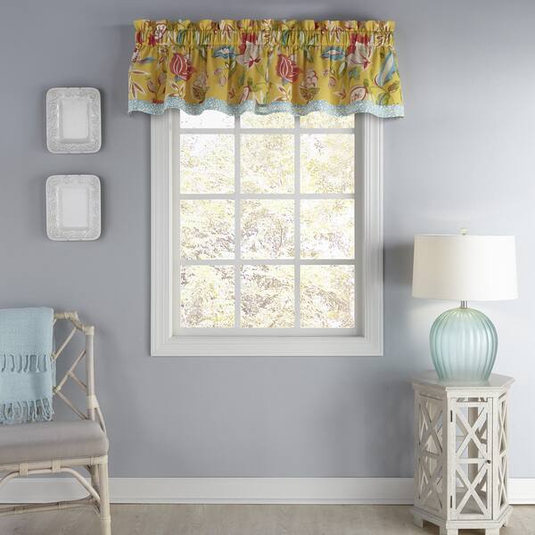 Shop Waverly Modern Poetic Window Valance 52x16 Free Shipping