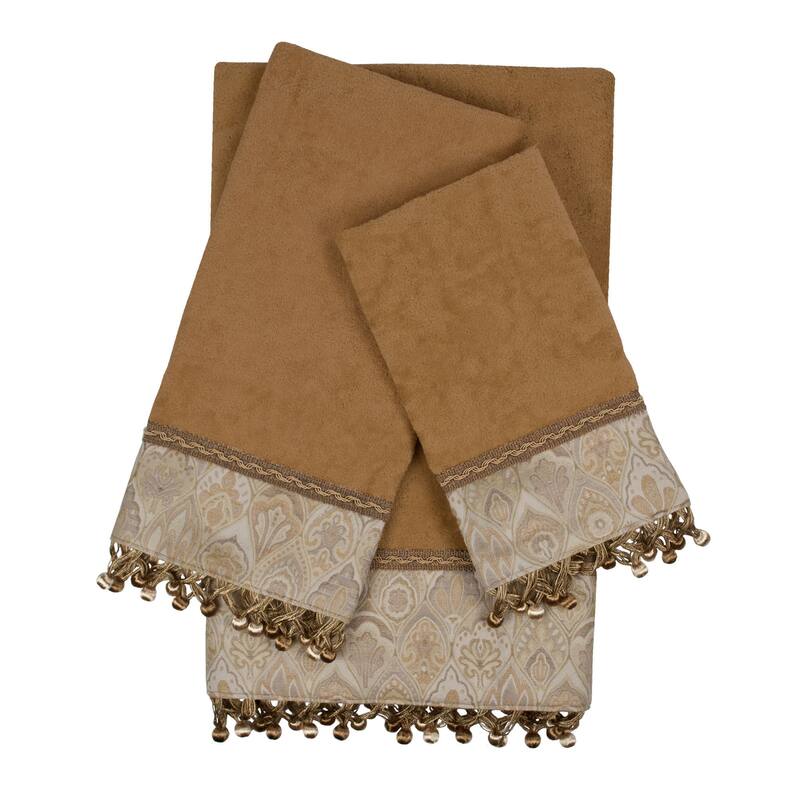 Sherry Kline Mandalay Nugget Decorative Embellished Towel Set - Nugget