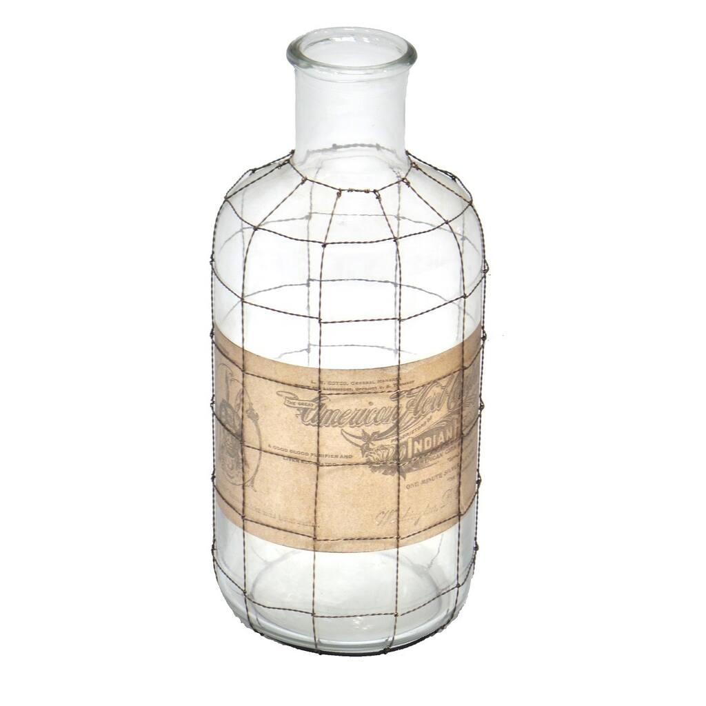 Decorative Glass Bottle Vase