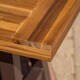 preview thumbnail 5 of 24, Carlisle Outdoor Acacia Dining Bench by Christopher Knight Home