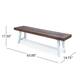 Carlisle Outdoor Rustic Acacia Wood Bench by Christopher Knight Home