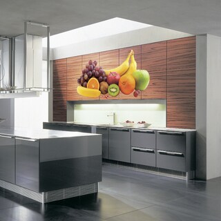 Full Color Bright Fruit Kitchen Food Full Color Wall Decal Sticker ...