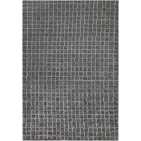 Handmade Valorie Bamboo Silk Area Rug - 6' x 9'