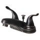 preview thumbnail 1 of 1, Builders Shoppe Contemporary Brass 2-handle Centerset Lavatory Faucet with Pop-up Drain