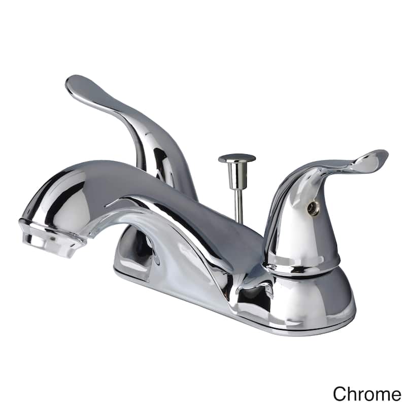Builders Shoppe Contemporary Two-Handle Centerset Lavatory Faucet with Pop-Up Drain